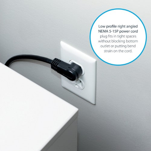 StarTech.com PAC101R1 power cable Black 11.8" (0.3 m) NEMA 5-15P NEMA 5-15R