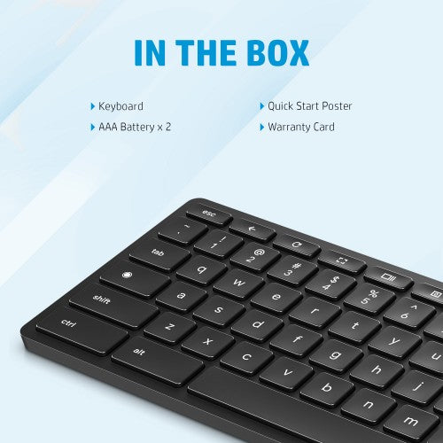 HP 325 Chrome Bluetooth Keyboard
