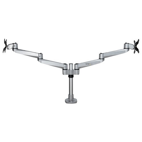 StarTech.com ARMDUALPS monitor mount / stand 27" Desk Silver