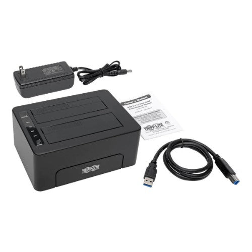 Tripp Lite U339-002 storage drive docking station Black
