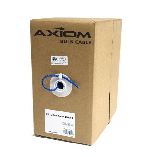 Axiom Cat5e, 1000ft networking cable Blue 12000" (304.8 m) U/UTP (UTP)