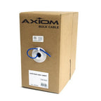 Axiom Cat5e, 1000ft networking cable Blue 12000" (304.8 m) U/UTP (UTP)
