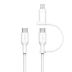 Belkin BoostCharge Pro USB cable USB 2.0 59.1" (1.5 m) USB C USB C/Lightning White
