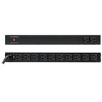 CyberPower PDU15B2F10R power distribution unit (PDU) 12 AC outlet(s) 1U Black