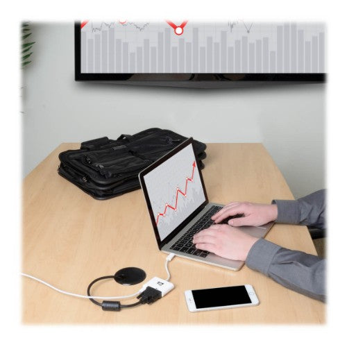 Tripp Lite U444-06N-D-C USB graphics adapter 1920 x 1080 pixels White