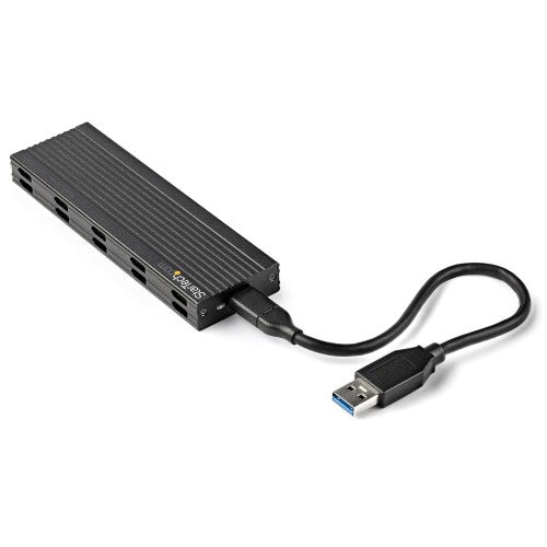 StarTech.com SM2E1BMU31C storage drive enclosure SSD enclosure Black M.2