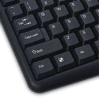 Verbatim Slimline USB keyboard QWERTY US International Black