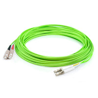 AddOn Networks ADD-SC-LC-5M5OM5 InfiniBand/fibre optic cable 196.9" (5 m) LOMM Green