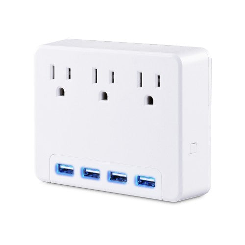 CyberPower P3WU surge protector White 3 AC outlet(s) 125 V