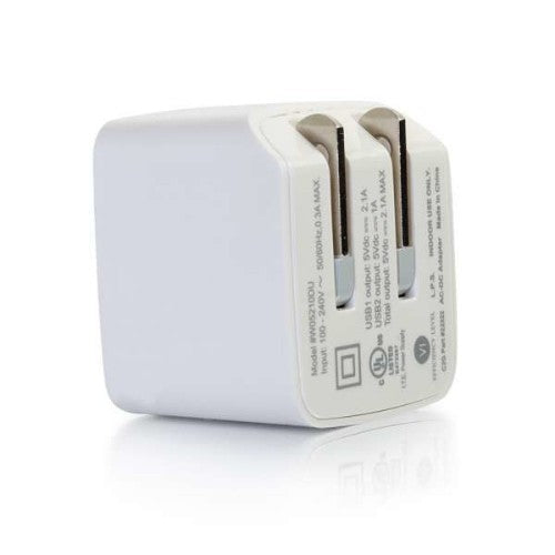 C2G 22322 mobile device charger Universal White AC Indoor