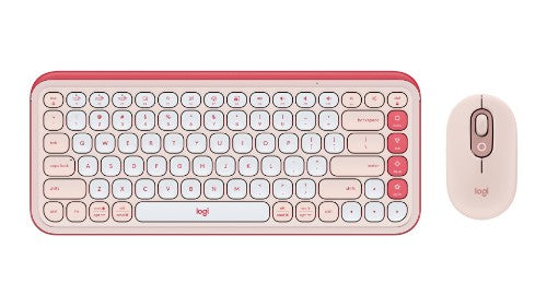 Logitech 920-013105 keyboard Mouse included Universal Bluetooth QWERTY English Rose