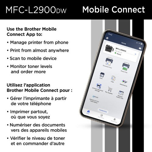 Brother MFC-L2900DW multifunction printer Laser A4 1200 x 1200 DPI 36 ppm Wi-Fi