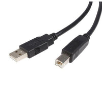 StarTech.com USB2HAB6 USB cable USB 2.0 70.9" (1.8 m) USB A USB B Black