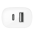 Belkin WCB007DQWH mobile device charger Smartphone, Tablet White AC, USB Fast charging Indoor
