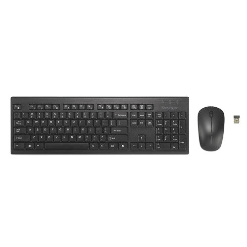 Kensington KM270 EQ keyboard Mouse included Office RF Wireless + Bluetooth QWERTY US English Black
