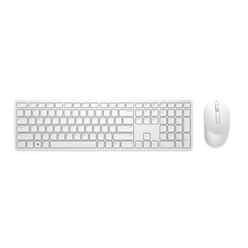 DELL KM5221W-WH keyboard Mouse included Office RF Wireless AZERTY French White