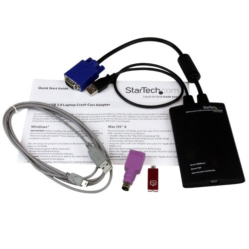 StarTech.com NOTECONS01 KVM cable Black
