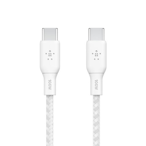 Belkin CAB014bt3MWH USB cable USB 2.0 118.1" (3 m) USB C White