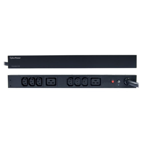 CyberPower PDU20BHVT8R power distribution unit (PDU) 8 AC outlet(s) 1U Black