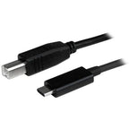 StarTech.com USB2CB1M USB cable USB 2.0 39.4" (1 m) USB C USB B Black