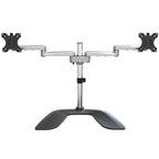 StarTech.com ARMDUALSS monitor mount / stand 32" Desk Black, Silver