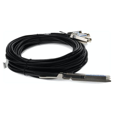 AddOn Networks CAB-O-8S-200G-1M-AO InfiniBand/fibre optic cable 39.4" (1 m) OSFP 8xSFP28 Black, Silver