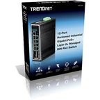 Trendnet TI-PG1284i Managed L2+ Gigabit Ethernet (10/100/1000) Power over Ethernet (PoE) Black