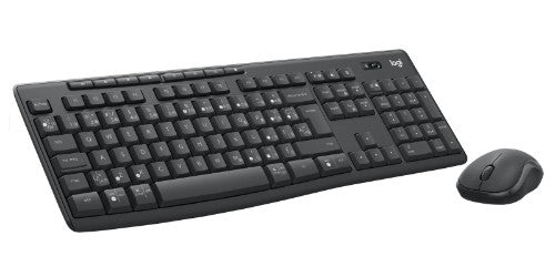 Logitech MK370 Combo for Business keyboard Mouse included Office Bluetooth QWERTY French Graphite
