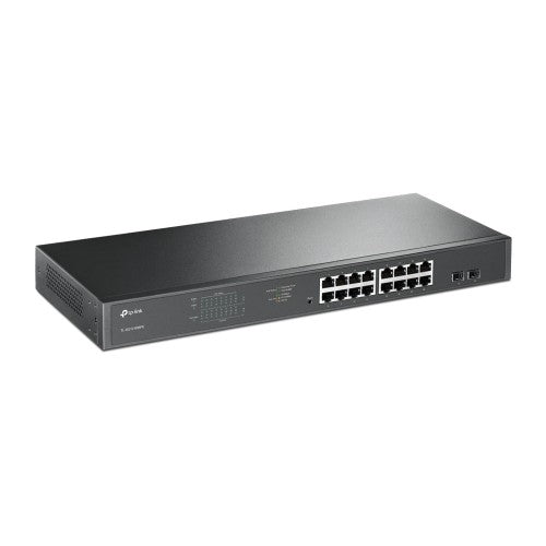 TP-Link TL-SG1218MPE Managed L2 Gigabit Ethernet (10/100/1000) Power over Ethernet (PoE) 1U Black