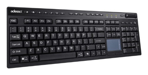 Adesso WKB-4450UB keyboard Home/Office RF Wireless QWERTY US English Black