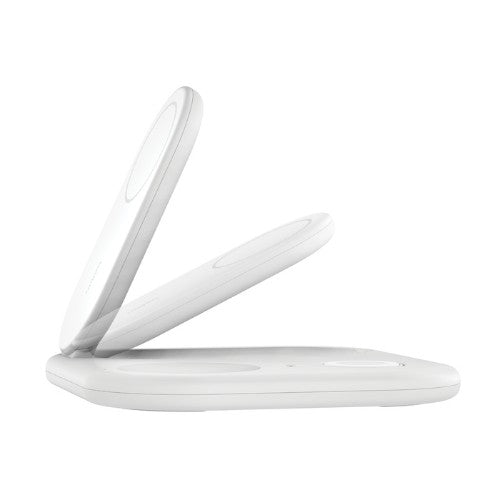 Belkin BoostCharge Headphones, Smartphone, Smartwatch White USB Wireless charging Fast charging Indoor