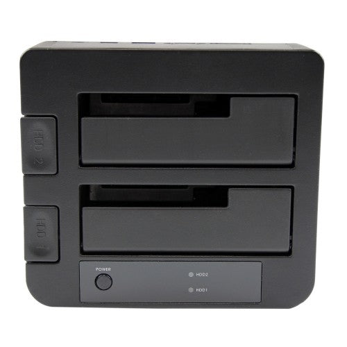 StarTech.com SDOCK2U33EB storage drive docking station USB 3.2 Gen 1 (3.1 Gen 1) Type-B Black