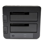 StarTech.com SDOCK2U33EB storage drive docking station USB 3.2 Gen 1 (3.1 Gen 1) Type-B Black
