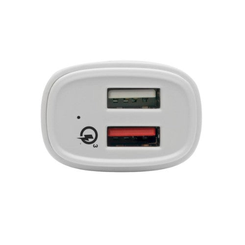 Tripp Lite U280-C02-S-QC3U mobile device charger Universal White Cigar lighter Fast charging Auto