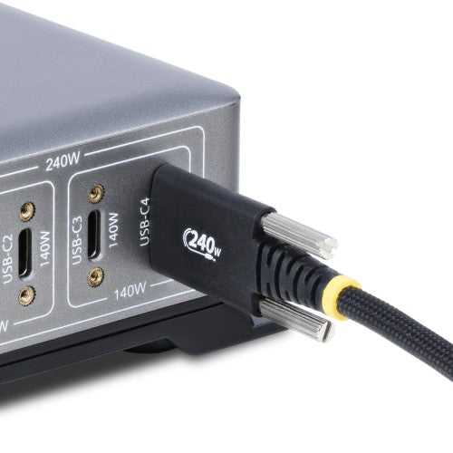 StarTech.com S2CEPR3M-USBSL-CABLE USB cable USB 2.0 118.1" (3 m) USB C Black