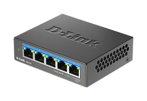 D-Link DMS-105 Unmanaged L2 2.5G Ethernet (100/1000/2500) Black