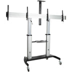 StarTech.com STNDMTVDUO TV mount/stand 60" Black, Silver