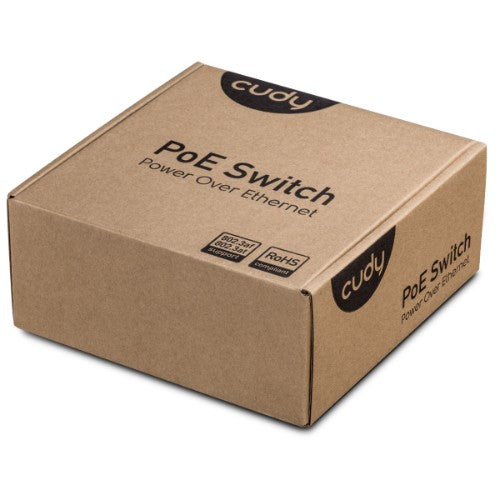 Cudy GS1005P network switch Gigabit Ethernet (10/100/1000) Power over Ethernet (PoE) Gray