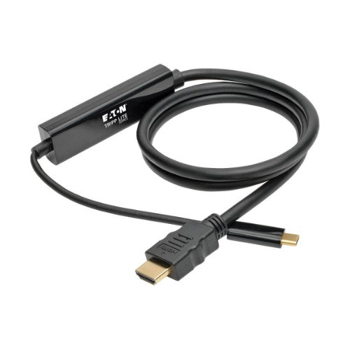 Tripp Lite U444-003-H video cable adapter 35.4" (0.9 m) USB Type-C HDMI Black