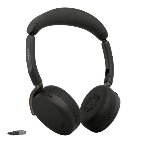Jabra Evolve3 65 Flex Headset Wireless Head-band Office/Call center USB Type-A Bluetooth Black