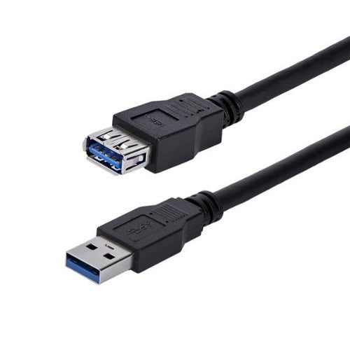 StarTech.com USB3SEXT1MBK USB cable USB 3.2 Gen 1 (3.1 Gen 1) 39.4" (1 m) USB A Black