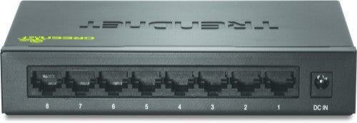 Trendnet GREENnet Unmanaged Gigabit Ethernet (10/100/1000) Black