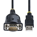 StarTech.com 1P3FP-USB-SERIAL cable gender changer DB-9 USB Type-A Black