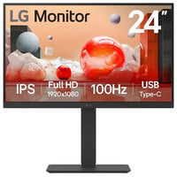 LG 24BA750-B computer monitor 23.8" 1920 x 1080 pixels Full HD LCD Tabletop Black