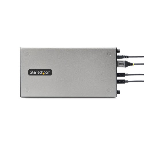 StarTech.com 2TBT3-PCIE-ENCLOSURE laptop dock/port replicator Wired Thunderbolt 3 Silver