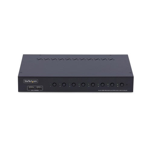 StarTech.com R8AH202-KVM-SWITCH KVM switch Rack mounting Black