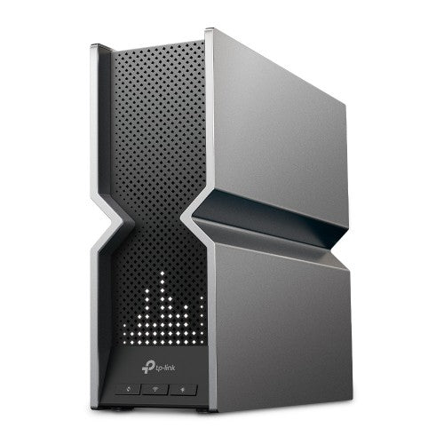 TP-Link Archer BE800 wireless router Multi-Gigabit Ethernet Tri-band (2.4 GHz / 5 GHz / 6 GHz) Black, Stainless steel