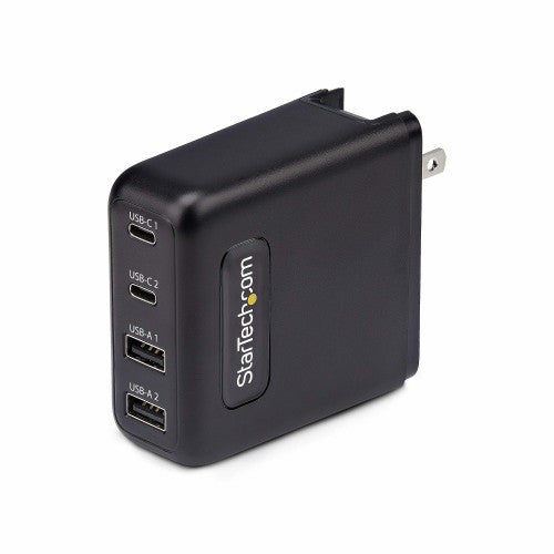 StarTech.com 2210GCN-WALL-CHARGER mobile device charger Universal Black AC Fast charging Indoor