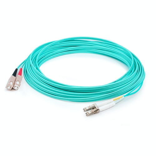 AddOn Networks ADD-SC-LC-73M5OM4 InfiniBand/fibre optic cable 2874" (73 m) OFNR Aqua color