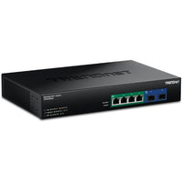 Trendnet TPE-BG5062 network switch Unmanaged 2.5G Ethernet (100/1000/2500) Power over Ethernet (PoE) Black